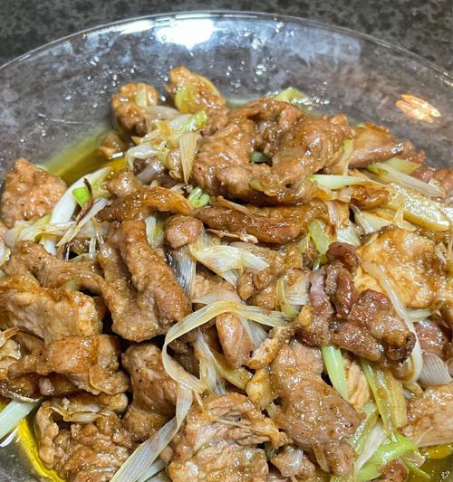 孜然肉片萝卜丝的制作方法（美味健康的家常菜谱）