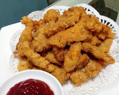 尝鲜时尚料理——芝士雞柳炸盒子（重磅登场的餐桌新宠，盒装口感更佳）