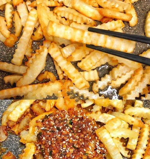 如何制作美味的油炸狼牙土豆条（家庭制作简单易学，口感酥脆又爽口）