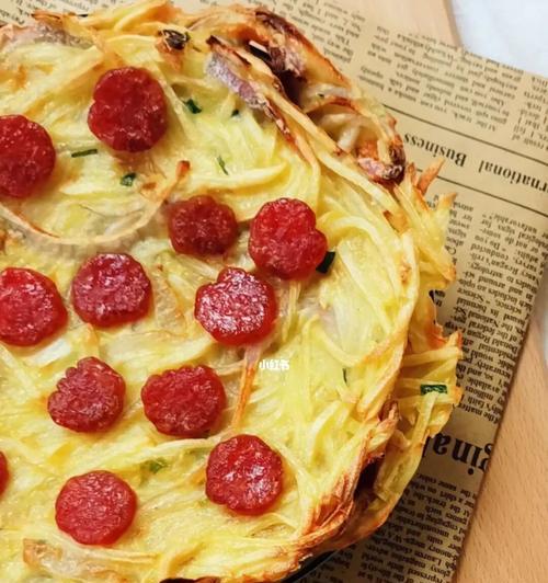 尝鲜美味，学会做洋葱火腿土豆饼！（美食教程）