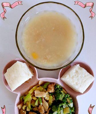 小米白菜粥的制作方法（健康营养，简单易做）