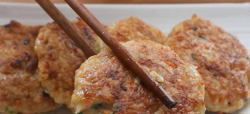香煎葱肉饼（一口咬下）