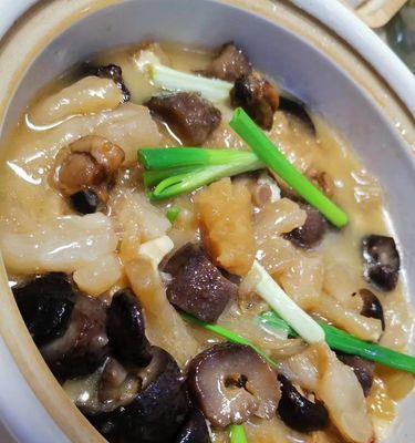 以香菇笋片烩海蔘——口感鲜美健康佳肴（健康养生）