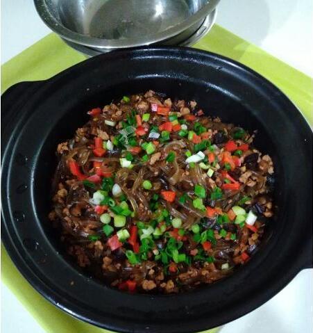 香菇肉沫粉条的做法（美味可口）