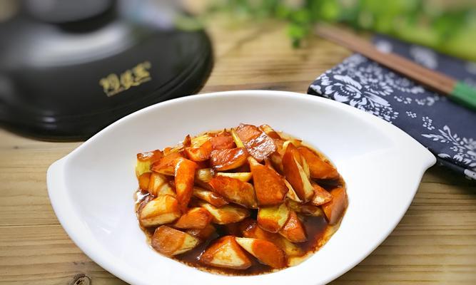 家常美食——香菇焖茭白（香菇与茭白的完美组合）