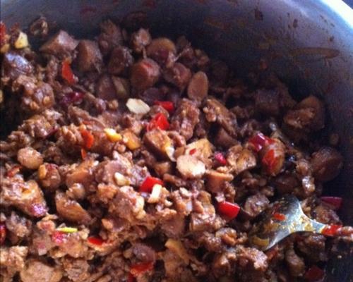 健康美味的香菇毛豆瘦肉酱（快速制作、色香味俱佳、营养丰富）