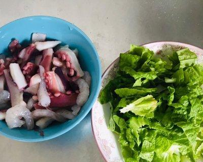 虾仁小白菜面的做法（家庭美食）