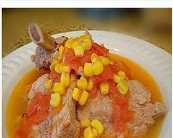 以西红柿烫饭，口感清新美味（简单易学）