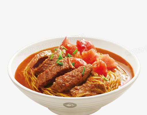 家庭美食，轻松做出一碗口感的西红柿牛腩面（让你在家也能享受到外面的美味）