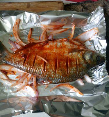 让你垂涎欲滴的乌江碳烤鱼（用的食材）