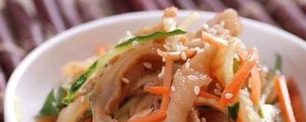 酸辣海蜇丝，一道美味佳肴（以海蜇丝为主材）