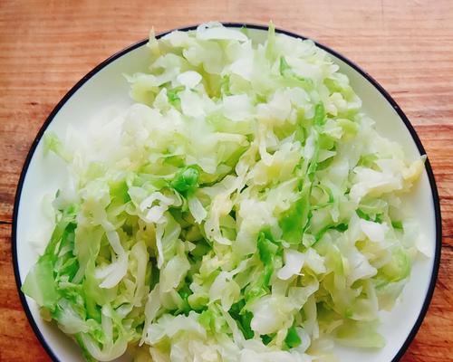 酸辣甘蓝鸡蛋粉丝（用甘蓝制作）