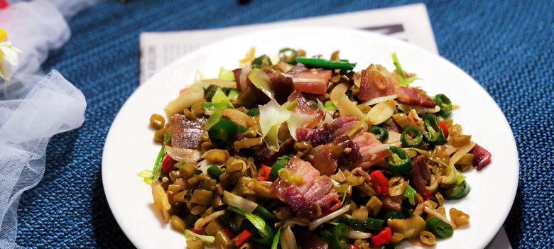 酸豆角炒鸭肾，营养健康的佳肴（中药食疗）