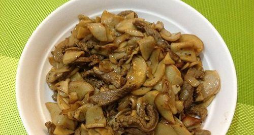 双菇牛柳-美味佳肴（浓香菇味牛肉配双菇）