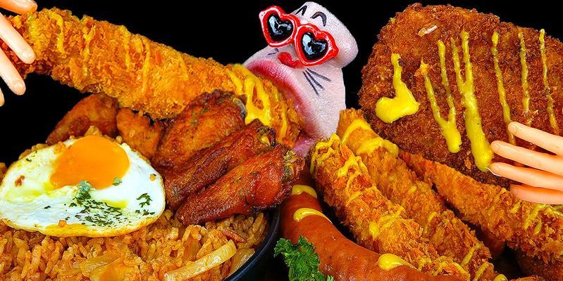 美味可口的薯条香肠小吃（自制薯条香肠）