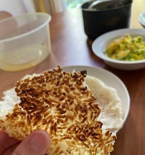 健康美味，营养丰富的蔬菜米饭锅巴（一餐多用）
