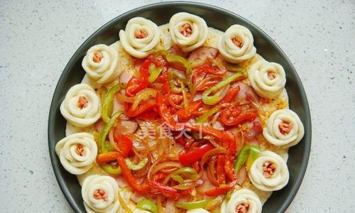 以蔬菜玫瑰花为主角的美食盛宴（美轮美奂的玫瑰花菜品）