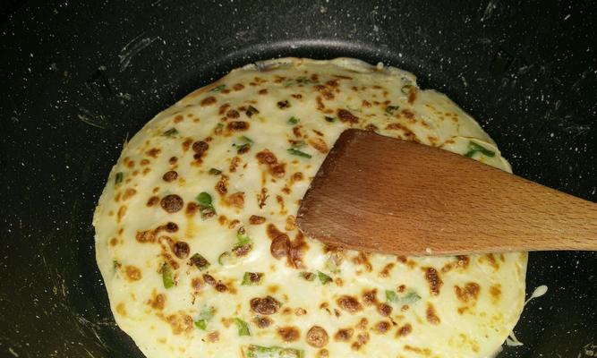 快手美食以什锦蔬菜鸡蛋饼的做法（健康营养为您带来丰富口感体验）