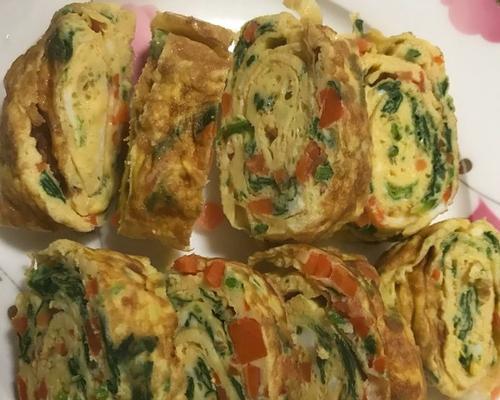 健康美味，蔬菜厚蛋烧（让你欣赏蔬菜美味的同时也摄入足够的营养）