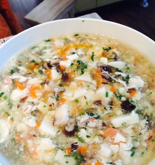 美味三鲜豆腐羹（用豆腐的鲜美口感）