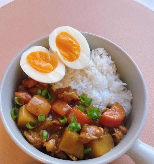 日式咖哩汉堡饭的制作方法（口感独特）