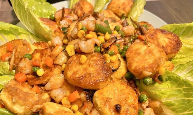 「健康美味，轻松做出日本豆腐沙拉」（「用五种食材打造美味营养的沙拉）