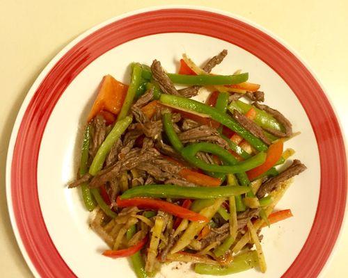 日本豆腐炒牛肉的制作方法（健康美味）