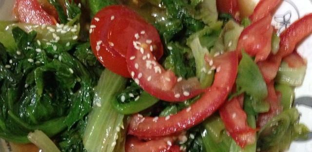 热拌生菜的做法（健康美味）
