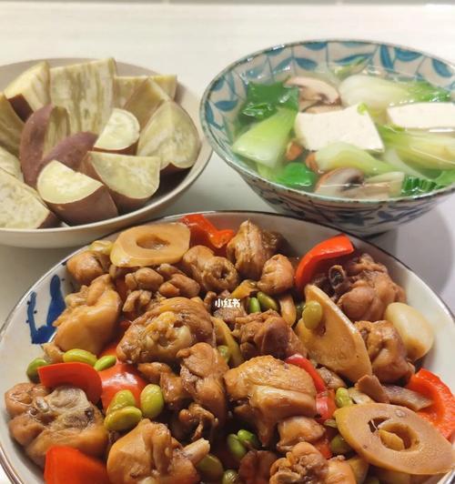 仔鸡烧毛豆的做法（美味健康）