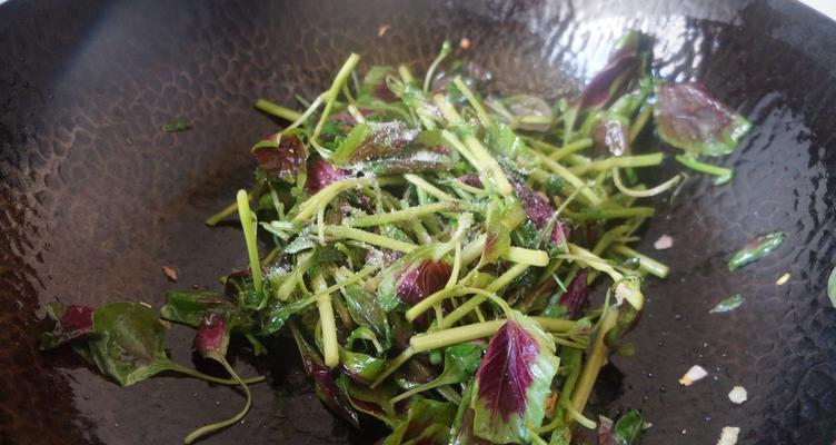 美味又健康的虾蓉苋菜（一道家常菜的做法分享）