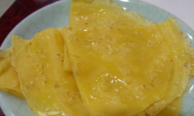 甜麦煎——一道美味又健康的早餐（以红枣、桂圆、黑芝麻为主要材料）