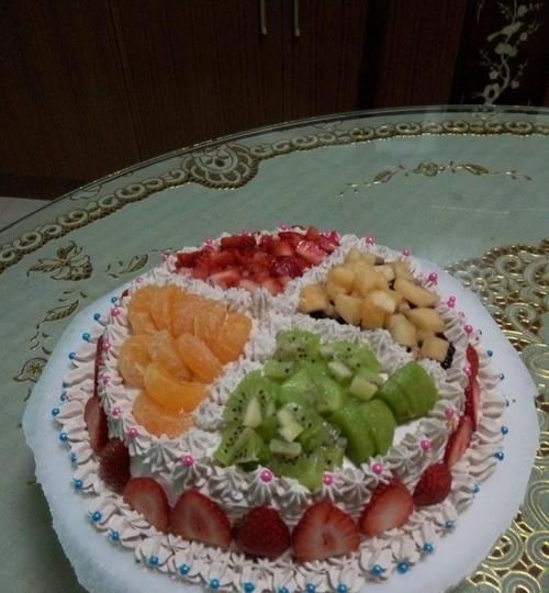 手把手教你做水果蛋糕（以寸为尺寸）