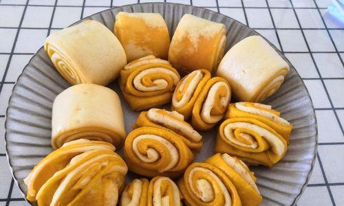 用双色红豆包糖花卷，轻松做出美味花卷（做法简单易学）