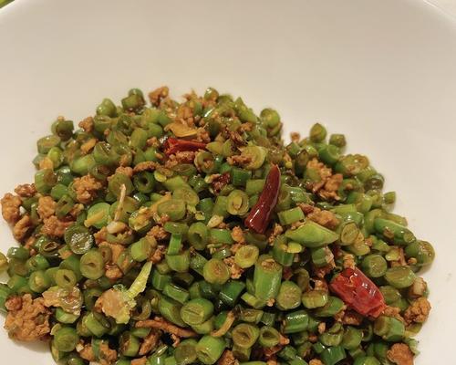 肉末四季豆的做法（美味家常菜）