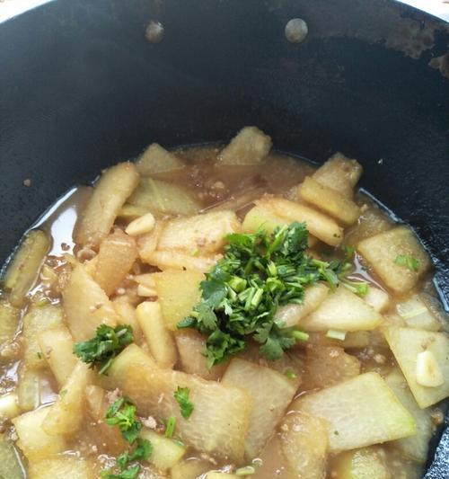美味家常肉末烧冬瓜（营养美味）