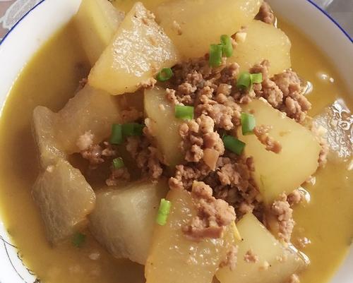美味家常肉末烧冬瓜（营养美味）