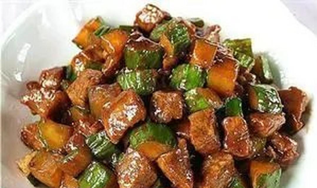 清爽美食，肉末青瓜的做法（家常美食）