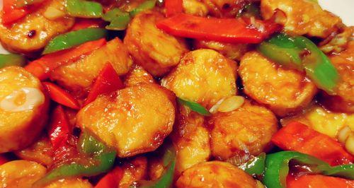 用肉末蘑菇烧日本豆腐，轻松做美味料理（简单又美味）