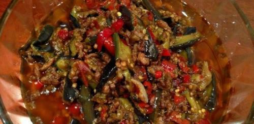 好吃又营养，肉末淋茄子的做法（快手家常菜）
