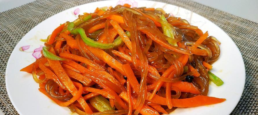 美味肉末胡萝卜粉条馅的制作方法（做法详解）