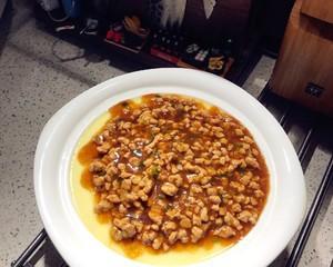 美味易做的肉末豆腐蛋羹（做法简单）