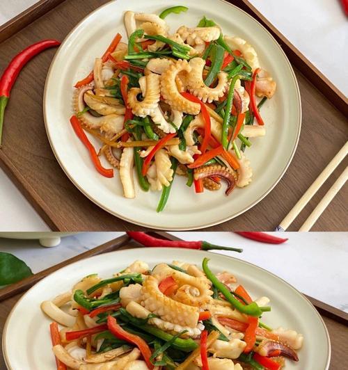 青红椒炒鱿鱼怎么做？步骤和技巧有哪些？