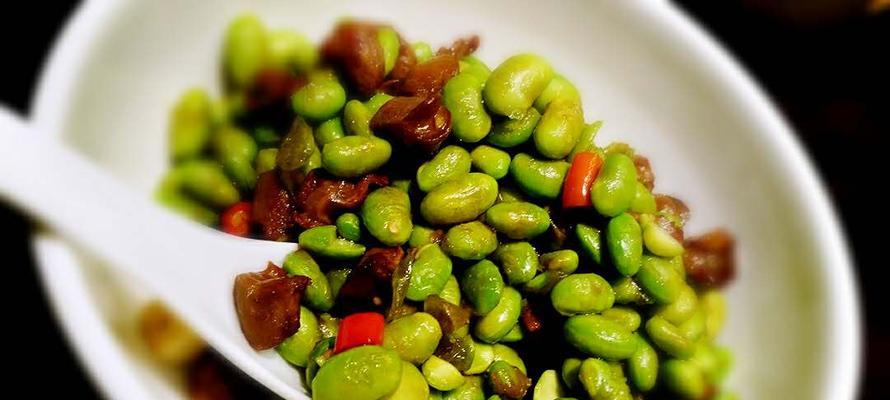 香糟毛豆菊花肫怎么做？步骤和技巧是什么？
