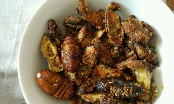 香酥开口蚕蛹的做法是什么？如何在家轻松制作？