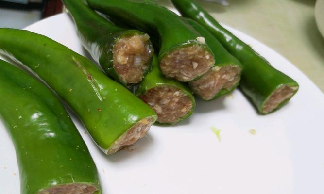肉酿尖椒怎么做？步骤详细解答！