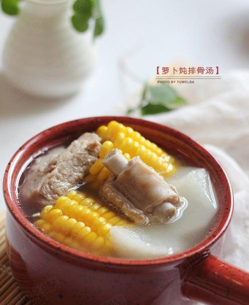 健康美味，营养满分的青红萝卜粟米排骨汤（用品质食材制作）