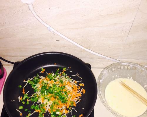青椒抄面粉，口感绝妙（用青椒和面粉）