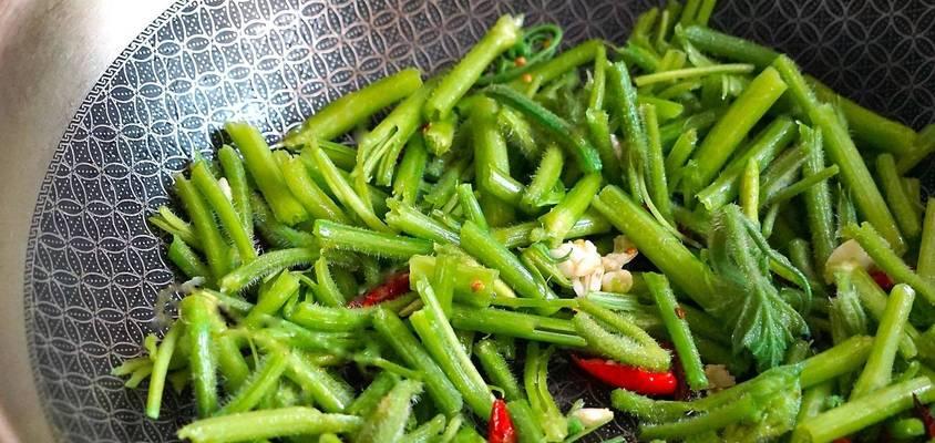 菜椒炒南瓜藤怎么做？步骤和技巧是什么？