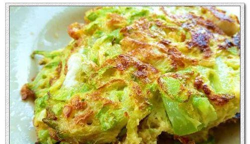 美味健康的菜汁鸡蛋饼（以新鲜蔬菜为主料的营养早餐）
