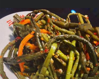 品尝美食，拌蕨菜猴腿儿（美味佳肴）